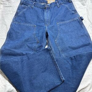 Carhartt Men's Relaxed Fit Blue Jeans 38/30